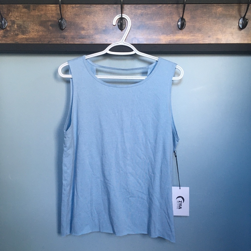 🌙NWT ZYIA Powder Blue Flow Tank🌙